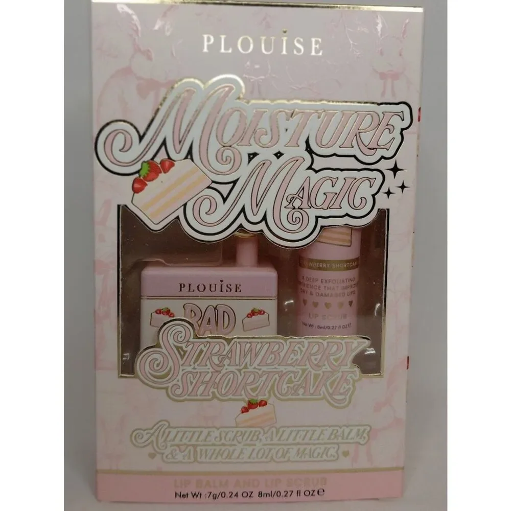 P.Louise - Moisture For Miles Bad B❤︎tch Lip Balm and Lip Scrub - Strawberry Sho